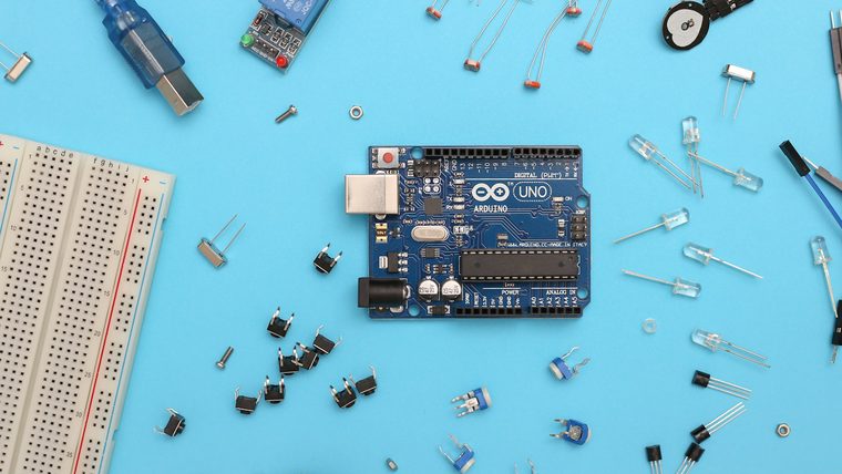 An LED keychain in KiCad